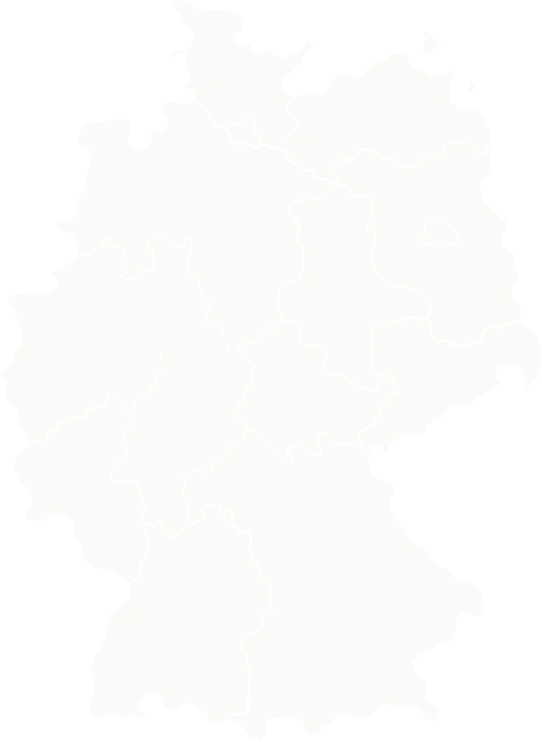 Karte von Deutschland mit Wolfhagen in Nordhessen